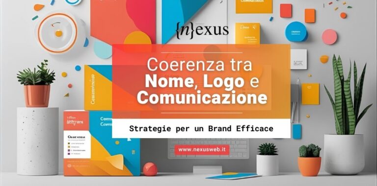 Elementi della brand identity con scritte 