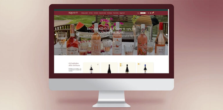 Nuovo sito web di Squis.it con design personalizzato, elegante e funzionale